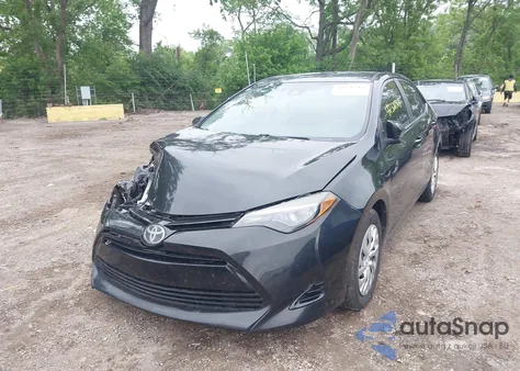 2017 Toyota Corolla Le из США, поврежденный, VIN 2T1BURHE0HC861360